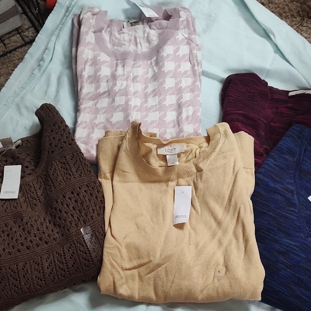 Loft Yellow Sweater